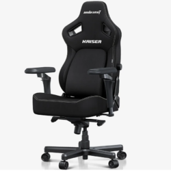 AndaSeat Kaiser 4 V2 L 6D Armrest Gaming Chair Carbon Black Fabric