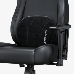 AndaSeat L Memory Foam Lumbar Pillow Black Fabric