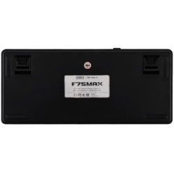 AULA F75 MAX Tri-Mode Mechanical Keyboard with TFT Screen Gradient Grey Side-Engraved Keycaps Reaper Switch