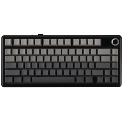 AULA F75 MAX Tri-Mode Mechanical Keyboard with TFT Screen Gradient Grey Side-Engraved Keycaps Reaper Switch