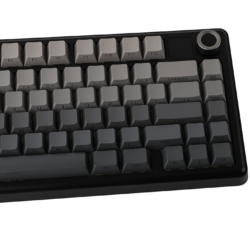 AULA F75 MAX Tri-Mode Mechanical Keyboard with TFT Screen Gradient Grey Side-Engraved Keycaps Reaper Switch