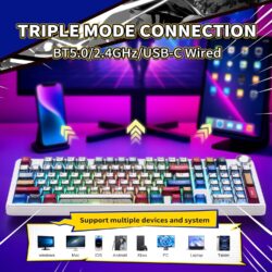 Aula F99 Pro Mechanical Keyboard Comic Keycap Star Vector Switch