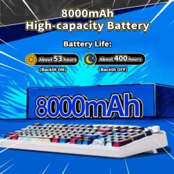 Aula F99 Pro Mechanical Keyboard Comic Keycap Star Vector Switch