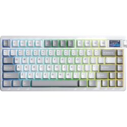 AULA NOVA75 Smart Mechanical Keyboard White + Grey – Star Vector Switch