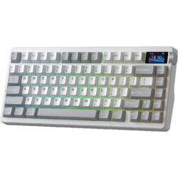 AULA NOVA75 Smart Mechanical Keyboard White + Grey – Star Vector Switch