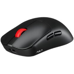 AULA SC380 Pro PAW3311 12000DPI Gaming Mouse With Dock – Black