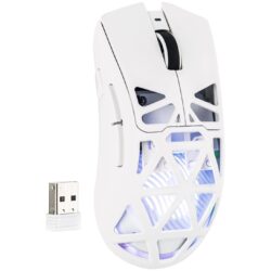 Aula SC620 2.4G/USB-C/BT, Adjustable 12,000 DPI, PAW3311 Sensor Wireless Gaming Mouse White