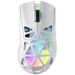 Aula SC620 2.4G/USB-C/BT, Adjustable 12,000 DPI, PAW3311 Sensor Wireless Gaming Mouse White
