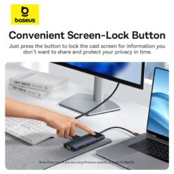 Baseus Metal Gleam Series II 11-in-1 USB HUB Cosmic Black-B00061801123-00 - Image 11