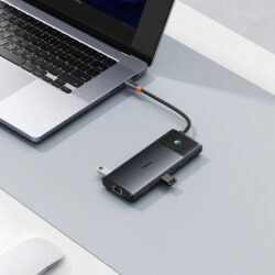 Baseus Metal Gleam Series II 11-in-1 USB HUB Cosmic Black-B00061801123-00 - Image 7