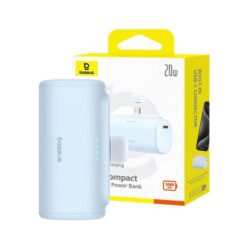 Baseus Compact Fast Charging Type-C Edition 5000mAh 20W Power Bank - Blue - Image 5