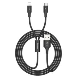 BASEUS RAPID SERIES 2IN1 USB TO IPHONE+MICRO CABLE - Image 4