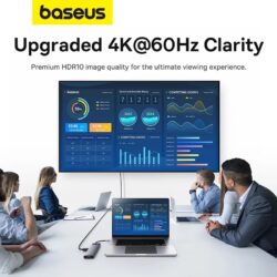 Baseus 11 Port HUB Metal Gleam Series B00030709811-00 - Image 7