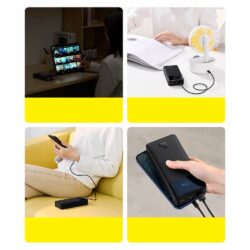 Baseus Bipow Digital Display Fast Charge Power Bank 10000mAh 20W Black Overseas Edition - Image 9