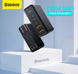 Baseus CCGAN2P-K01 GaN2 Pro Quick Charger 2C+2U 100W CN Black - Image 3
