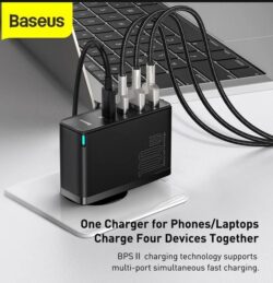 Baseus CCGAN2P-K01 GaN2 Pro Quick Charger 2C+2U 100W CN Black - Image 4