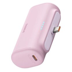 Baseus Compact Fast Charging Power Bank Type-C Edition, Pink - Image 3