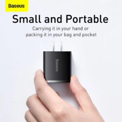Baseus Compact Quick Charger 2U+C 30W CN Black - Image 11