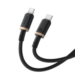 Baseus Dura Series Fast Charging Cable Type-C to Type-C 100W 1m Gold+Black - Image 3