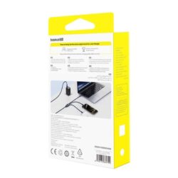 Baseus Flash Series 3 One- for-three Fast Charging Cable Type-C to C+C+C 100W 1.5m Deepsea Blue - Image 7