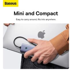 Baseus Flite Series 4-Port HUB Space Grey B0005280A813-00 - Image 8