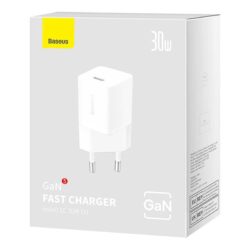 Baseus GaN5 Fast Charger(mini) 1C 30W EU White - Image 7