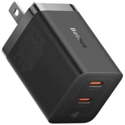 Baseus GaN5 Pro Fast Charger C+C 40W US Black - Image 4
