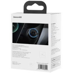 Baseus Golden Contactor Max Fast Car Charger USB + USB Type C 60 W Quick Charge Dark Grey (CGJM000113) - Image 9