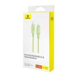 Baseus Habitat Series Fast Charging Cable Type-C to iP 20W 2m Natural Green - Image 11