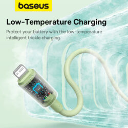 Baseus Habitat Series Fast Charging Cable Type-C to iP 20W 2m Natural Green - Image 9