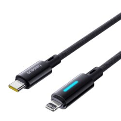 Baseus Lit Button-Control Fast Charging Data Cable USB-C to iP 20W 2m - Image 2