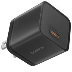 Baseus OS- Palm Fast Charger 1C 30W US Cluster Black (with Baseus Mini White Cable USB-C to USB- C 60W (20V/3A) 1m Cluster Black) - Image 3