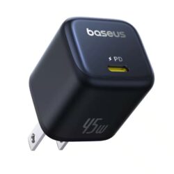 Baseus OS- PicoGo GaN Fast Charger 1C 45W US Cosmic Black - Image 2