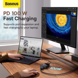 Baseus PioneerJoy 5-Port Type-C HUB Adapter WKYY030113 - Image 12