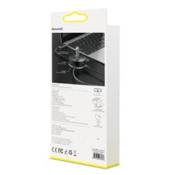 Baseus Round Box HUB Adapter 4-in-1 with Type-C Hub Cable (CAHUB-G01) - Image 10