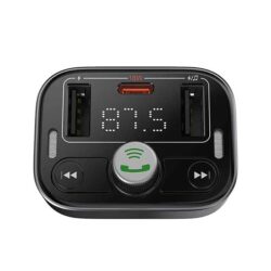 Baseus S-09 Pro Series Car FM Transmitter Cluster Black - Image 4