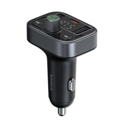 Baseus S-09 Pro Series Car FM Transmitter Cluster Black - Image 2