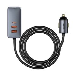 Baseus Share Together 4 Port 120W PPS Quick Car Charger - Image 2