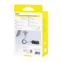 OS-Baseus Silky Series Fast Charging Cable Type-C to Type-C 100W 1m Cluster Black - Image 6