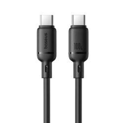 OS-Baseus Silky Series Fast Charging Cable Type-C to Type-C 100W 1m Cluster Black - Image 2