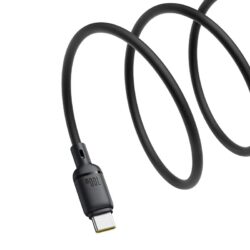 OS-Baseus Silky Series Fast Charging Cable Type-C to Type-C 100W 1m Cluster Black - Image 4