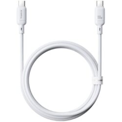 OS-Baseus Silky Series Fast Charging Cable Type-C to Type-C 100W 1m Moon White - Image 4