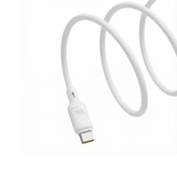 OS-Baseus Silky Series Fast Charging Cable Type-C to Type-C 100W 1m Moon White - Image 3