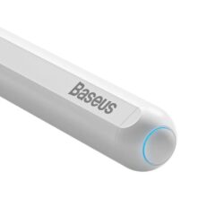 Baseus Smooth Writing 2 Series Dual Charging Stylus, White (Active Version Wireless/Cabled Charging, with Simple Series Data Cable White and active pen tip) - Image 3