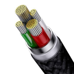 Baseus StarSpeed One-for-Three Fast Charging Cable USB-A to M+L+C 100W 1.5m Cluster Black - Image 3