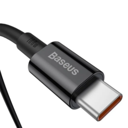 Baseus Superior Series Fast Charging Data Cable Type-C to Type-C 100W 2m Black - Image 2
