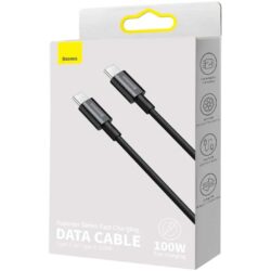 Baseus Superior Series Fast Charging Data Cable Type-C to Type-C 100W 1m Black - Image 4