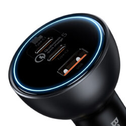 Baseus Car Charger 160W Qualcomm Quick Charge 5 Technology 2C+U - Image 2
