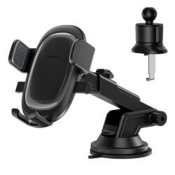 Baseus UltraControl Pro Series Clamp-Type Car Holder Set Cluster Black C40351600113-00 - Image 2