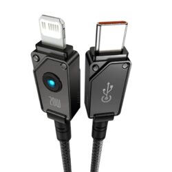 Baseus Unbreakable Series Fast Charging Data Cable Type-C to iP 20W 2m Cluster Black - Image 2